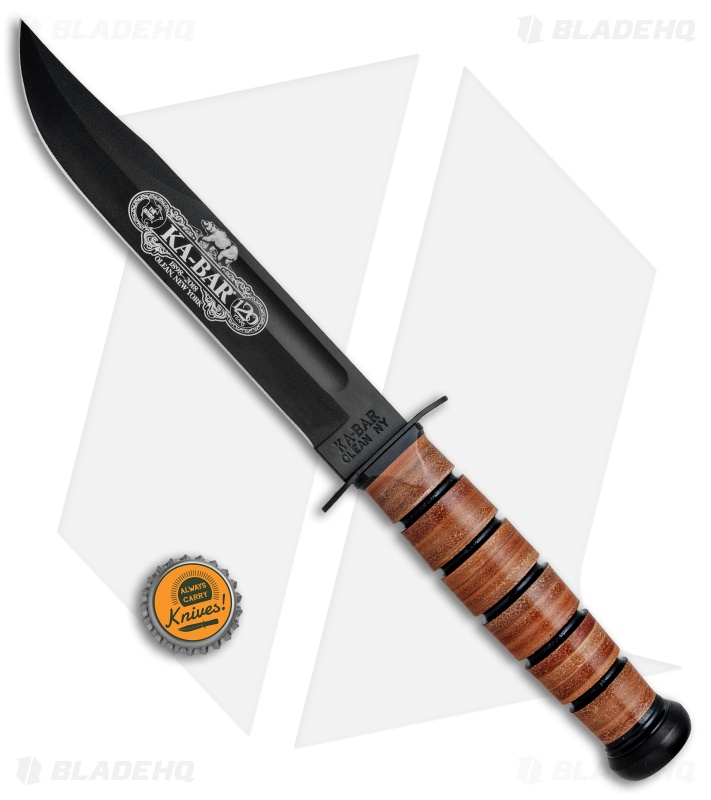 Ka-Bar Bowie 120th Anniversary USMC Fixed Knife - Blade HQ