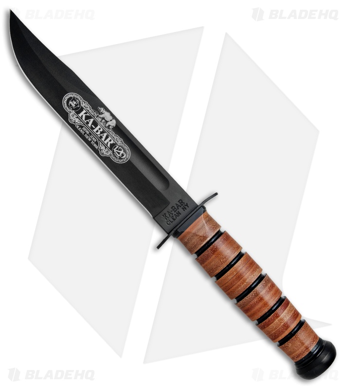 Ka-Bar Bowie 120th Anniversary USMC Fixed Knife - Blade HQ