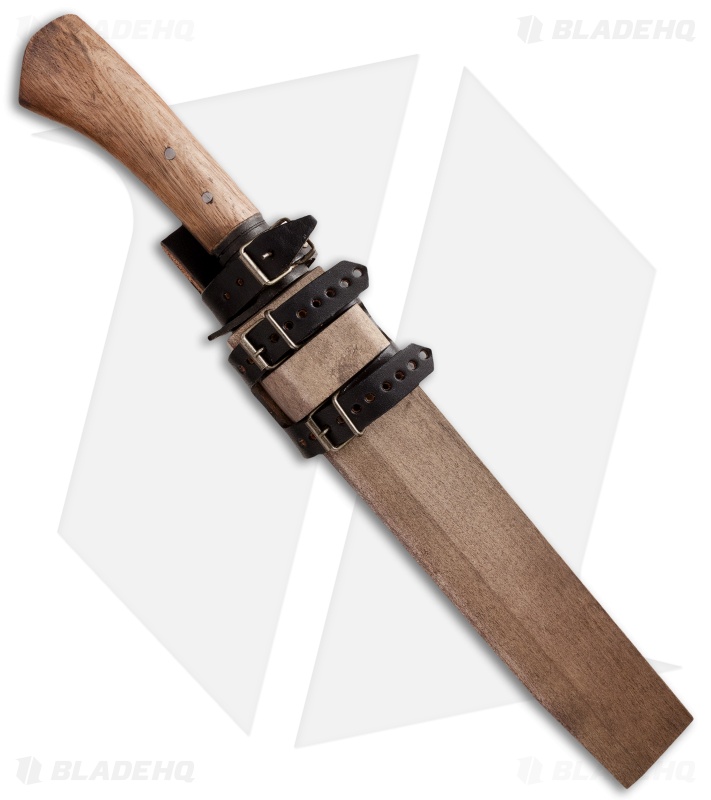 Kanetsune Kiwami Fixed Blade Knife Oak Handle (8.5" Two-Tone) KB-119