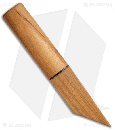 Kanetsune Kiridashi Fixed Blade Knife Cherry Wood (2.75" Satin)