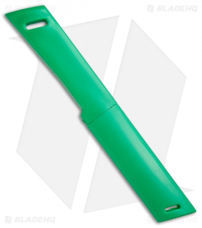 Kanetsune Kiridashi Fixed Blade Knife Green Plastic (2.5" Satin)