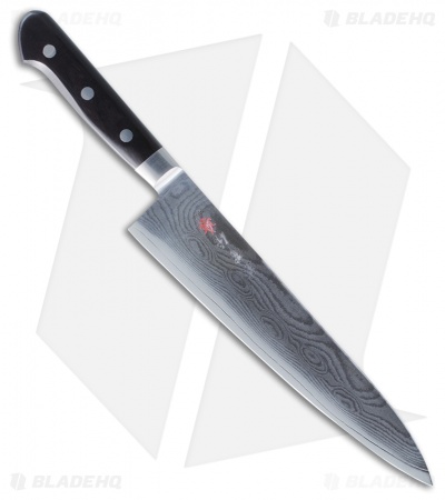 Kanetsune Medium Gyuto Chef's Knife 13.125" Black Wood KT-102