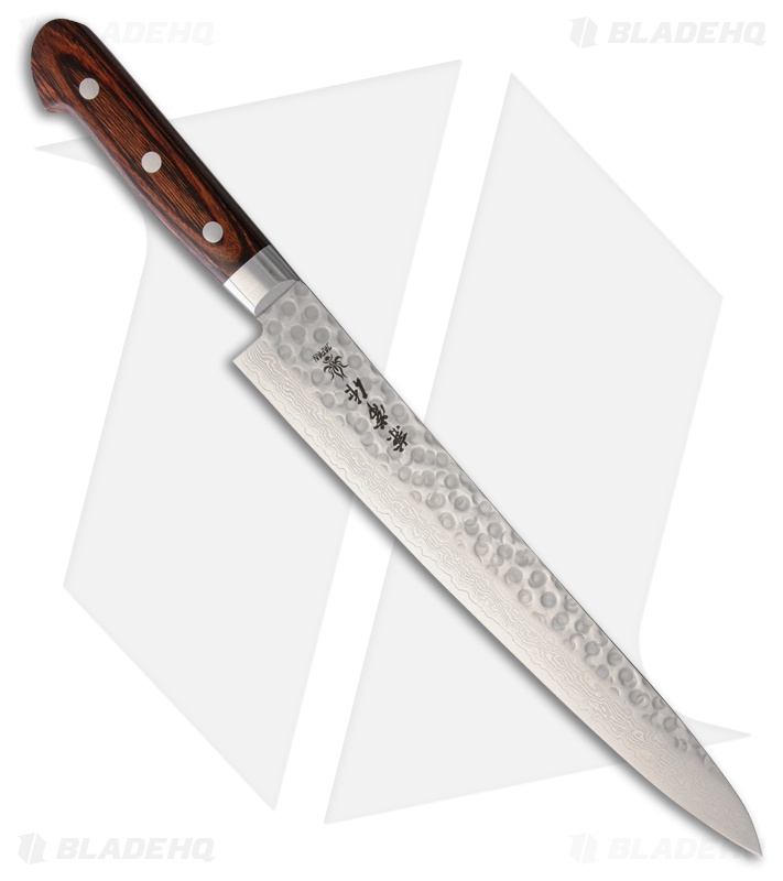 Kanetsune 9.375" Sujihiki Knife Brown Mahogany KC-906