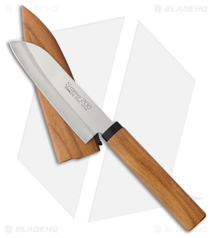 Kanetsune Fruit Knife ST-200 4.125" Wild Cherry Wood KC077
