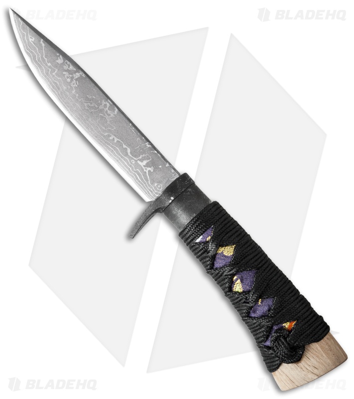 Kanetsune Nishiki Fixed Blade Knife Tsukamaki (4.875