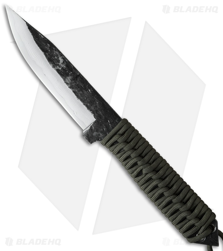 Kanetsune Karasu Fixed Blade Knife Paracord Wrap (4.875