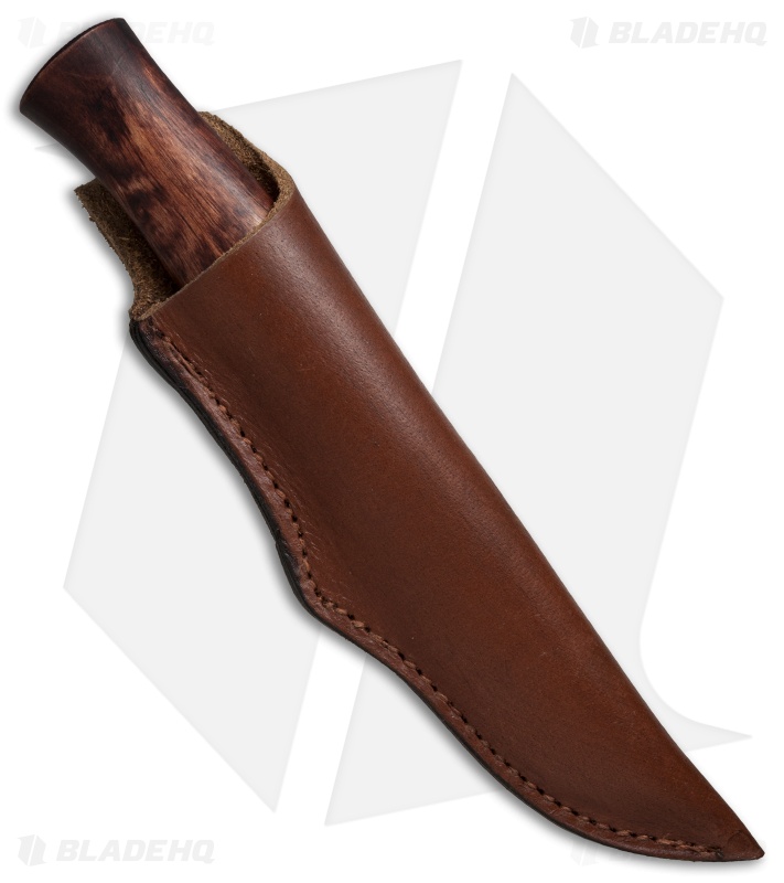 Karesuando Kniven Hunter 8 Fixed Blade Knife Curly Birch/Horn (3.25" Satin)