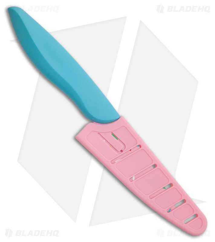 Kershaw 3-Piece Dessert Warrior® Edition Kitchen Knife Set Blue + Pink Donut