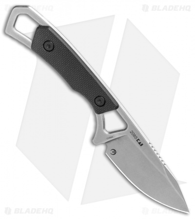 Kershaw Brace Neck Knife Fixed Blade (2" Stonewash) 2085