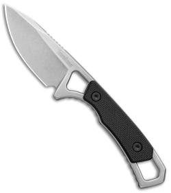 Kershaw Brace Neck Knife Fixed Blade (2" Stonewash) 2085