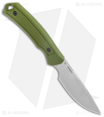 Kershaw Deschutes Skinner Fixed Blade Knife Green (3.9" Stonewash) 1883