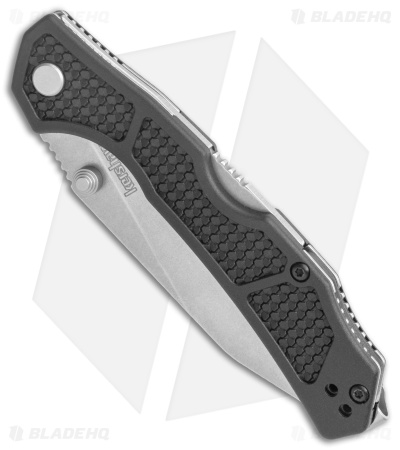 Kershaw Cargo Lockback Folding Knife Black GFN (3.25" Stonewash) 2033  
