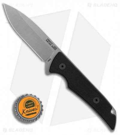 Kershaw Premium Skyline Fixed Blade Knife Black G-10 (3.1" S30V Stonewash) 