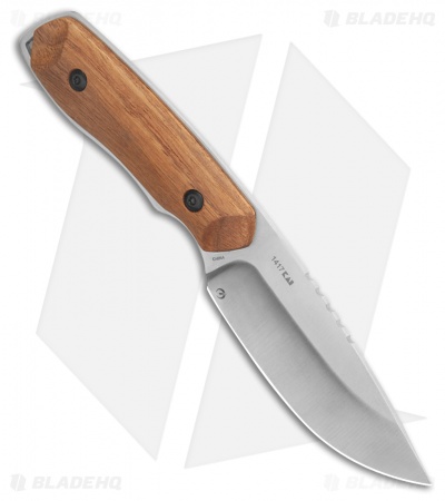 Kershaw Small Hunting Fixed Blade Knife Wood (3.5" Satin) 1417