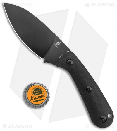 Kizer Azo Baby Fixed Blade Knife Black G-10 (3.5" Black) 1044C1