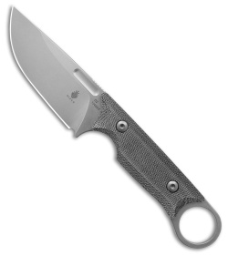 Kizer Cabox Fixed Blade Knife Black Micarta (3.75" Stonewash) 1048A1*DISCOUNTED*