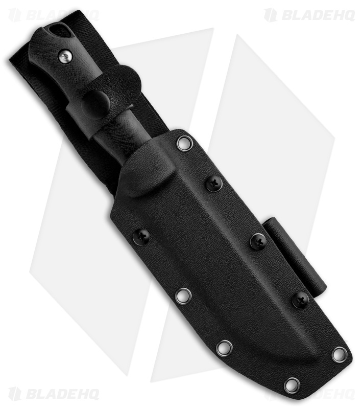 Kizer GTI Bush Fixed Blade Knife Black G-10 (5" Black) 1034A1