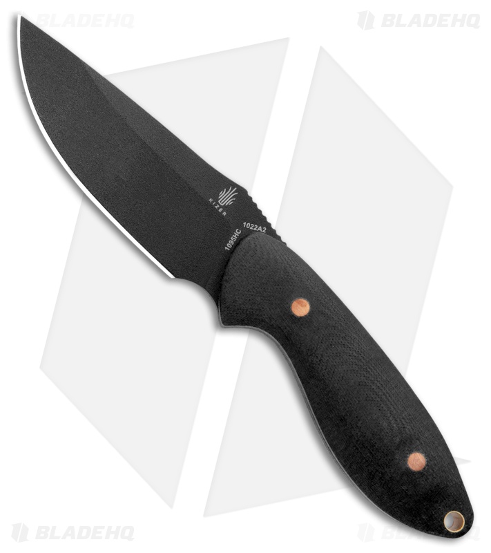 Kizer Sequoia Fixed Blade Knife | Black G-10 | Blade HQ