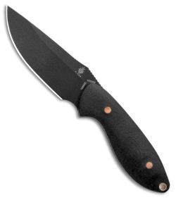 Kizer Garza Sequoia Fixed Blade Knife Black G-10 (3.78" Black) 1022A1