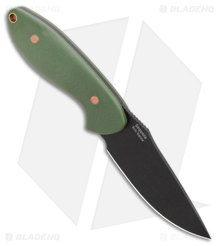 a Kizer Sequoia Fixed Blade Knife | OD Green G-10 | Blade HQ