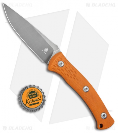Kizer Hennicke Sealion Fixed Blade Orange G-10 (3.6" Gray) Ki1027A2