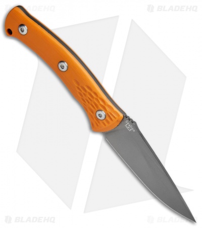 Kizer Hennicke Sealion Fixed Blade Orange G-10 (3.6" Gray) Ki1027A2
