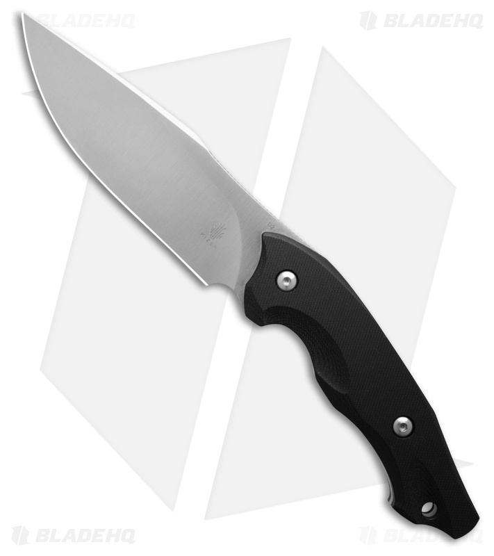Kizer Magara Fixed Blade Knife Black G-10 (4.6" Stonewash) 1055A1