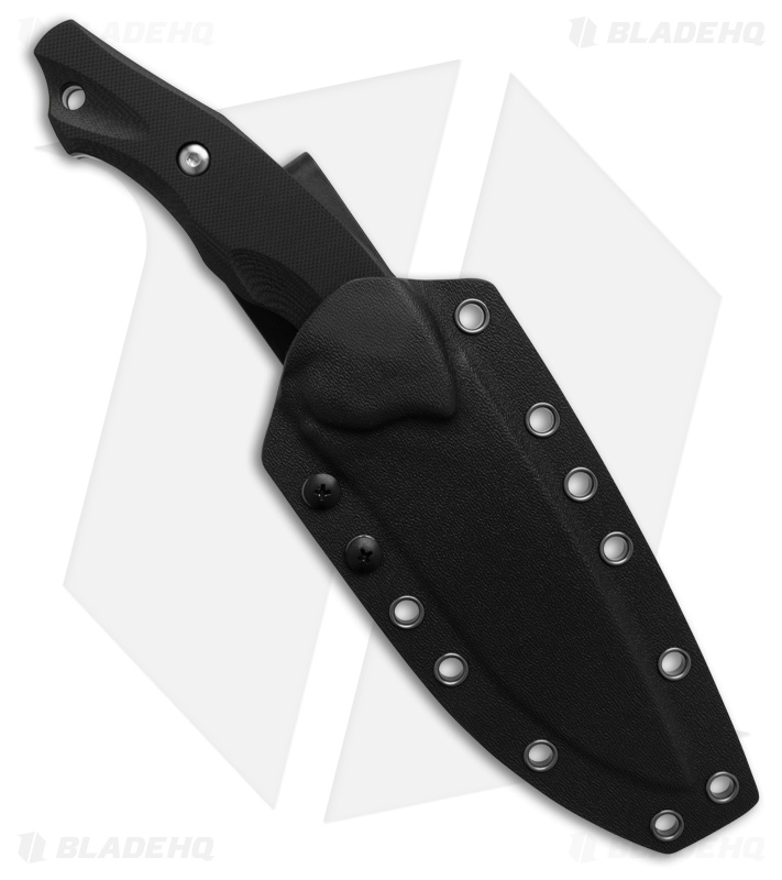 Kizer Magara Fixed Blade Knife Black G-10 (4.6" Stonewash) 1055A1