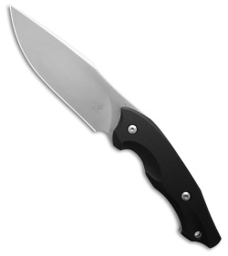 Kizer Magara Fixed Blade Knife Black G-10 (4.6" Stonewash) 1055A1