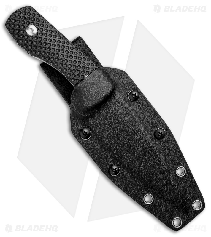 Kizer Pinkerton Lancer Fixed Blade Knife Black G-10 (4.75" Satin) 1028