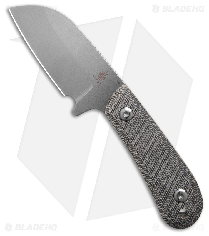 Kizer Deckhand Fixed Blade Knife Black Micarta/G-10 SW