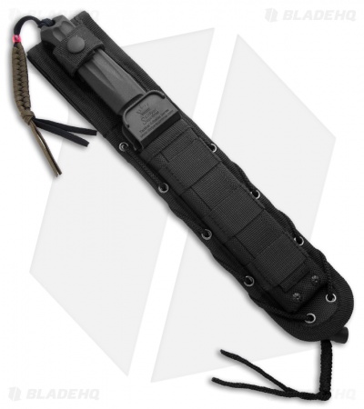 Kizlyar Supreme Knives Croc Tactical Fixed Blade Knife (6" Black)