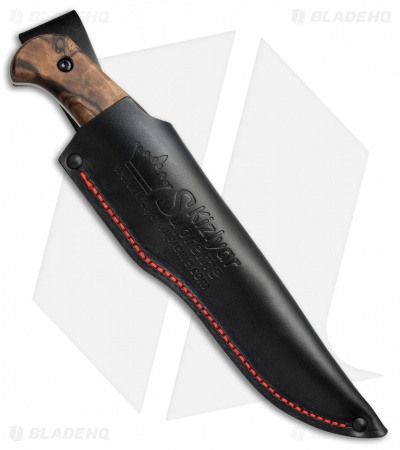 Kizlyar Supreme Knives Caspian Fixed Blade Knife Walnut (5.375" Satin)