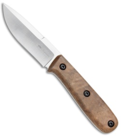 Kizlyar Supreme Knives Colada Fixed Blade Knife Walnut (3.875" Satin)