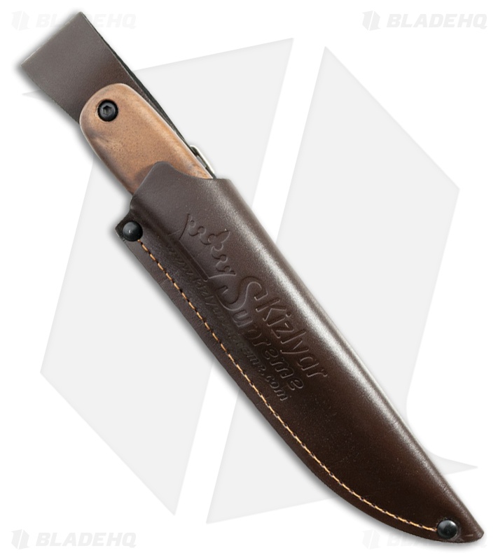 Kizlyar Supreme Colada Fixed Blade Knife Walnut (3.875" Satin) KK0115