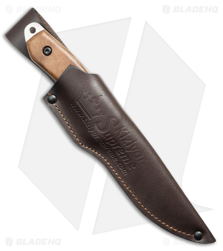 Kizlyar Supreme Corsair Fixed Blade Knife Walnut (4.375" Satin) KK0100