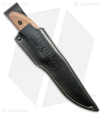 Kizlyar Supreme Flint Fixed Blade Knife Walnut (5.125" Satin) KK0051
