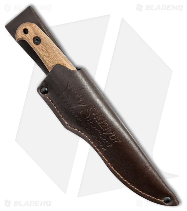 Kizlyar Supreme Pioneer Sleipner Fixed Blade Knife Walnut (5" Satin) KK0136