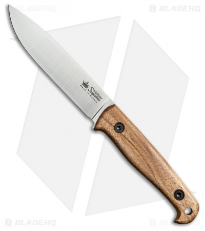 Kizlyar Supreme Pioneer Sleipner Fixed Blade Knife Walnut (5" Satin) KK0136