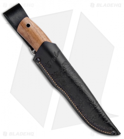 Kizlyar Supreme Malamut Fixed Blade Knife Walnut (4.7" Stonewash)