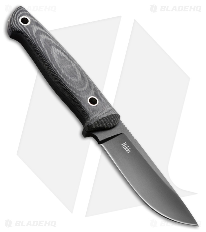 Kizlyar Supreme Nikki - Fixed Blade Knife | Gray/Black Micarta