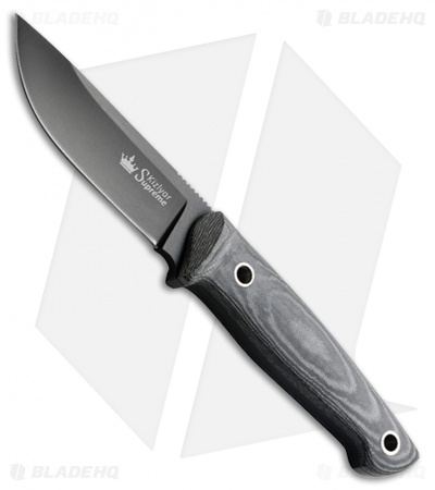 Kizlyar Supreme Nikki - Fixed Blade Knife | Gray/Black Micarta
