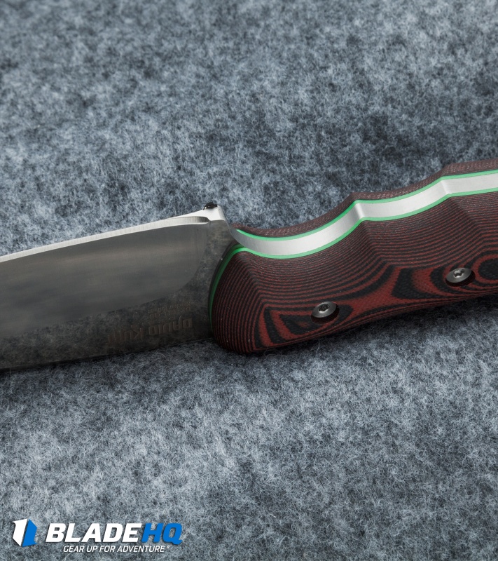 Klecker Abiqua Hunter Fixed Blade Knife Brown/Black G-10 (4" Satin) DK-151-GB