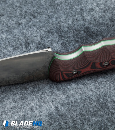 Klecker Abiqua Hunter Fixed Blade Knife Brown/Black G-10 (4" Satin) DK-151-GB