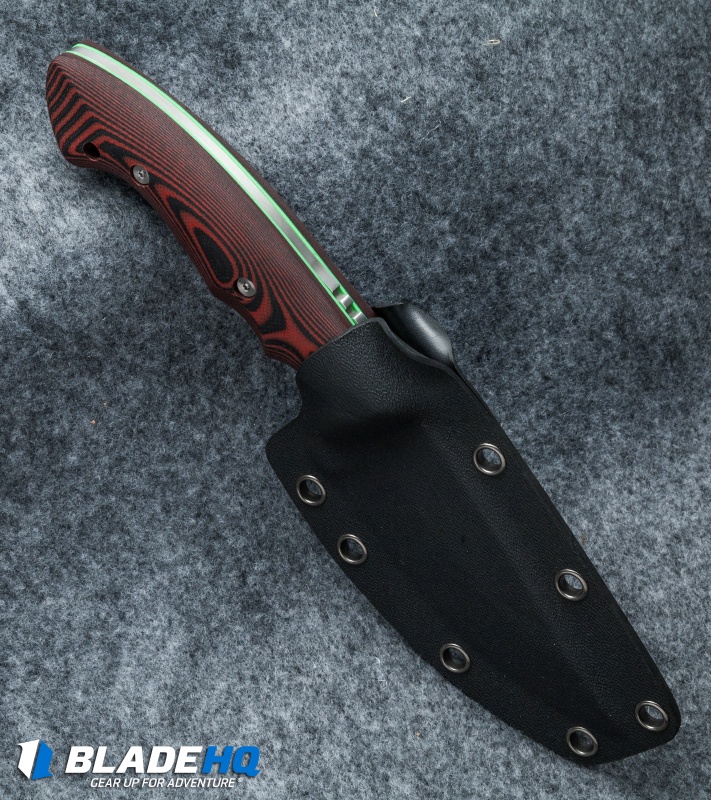 Klecker Abiqua Hunter Fixed Blade Knife Brown/Black G-10 (4" Satin) DK-151-GB