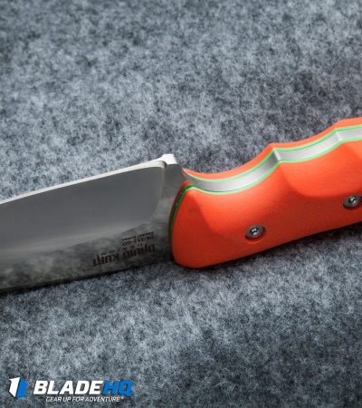 Klecker Abiqua Hunter Fixed Blade Knife Orange G-10 (4" Satin) DK-151-GO
