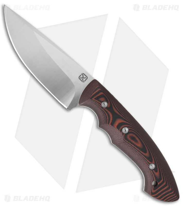 Klecker Abiqua Hunter Fixed Blade Knife Brown/Black G-10 (4" Satin) DK-151-GB