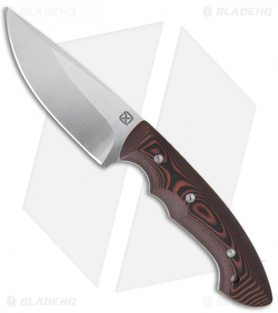 Klecker Abiqua Hunter Fixed Blade Knife Brown/Black G-10 (4" Satin) DK-151-GB
