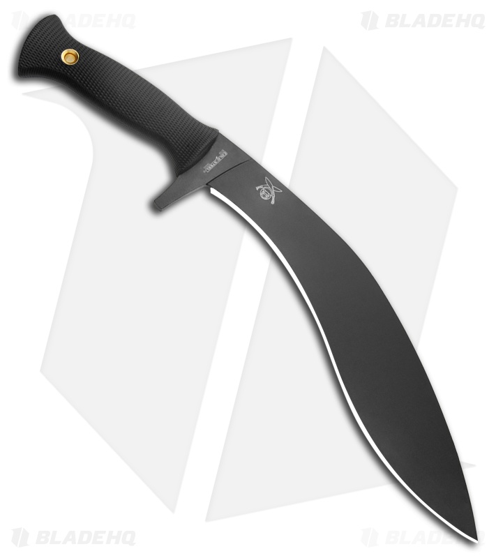 Cold Steel Gurkha Kukri Plus Blackout Machete Black Kray-Ex (12" Black)
