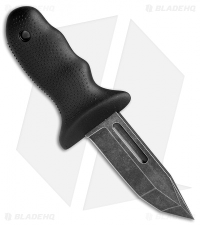 LEO Combat Triple-O Tactical Fixed Blade Knife (3.2" Black SW) LCTOK